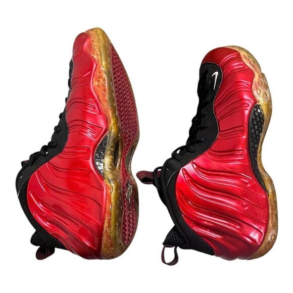 Nike Air Foamposite One Metallic Red 2012 314996-610 Black White OG Mens Size 11 - Picture 12 of 15